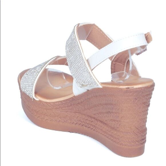 💥Refresh Rhinestone Embellished Wedge Sandals - Picture 2 of 10